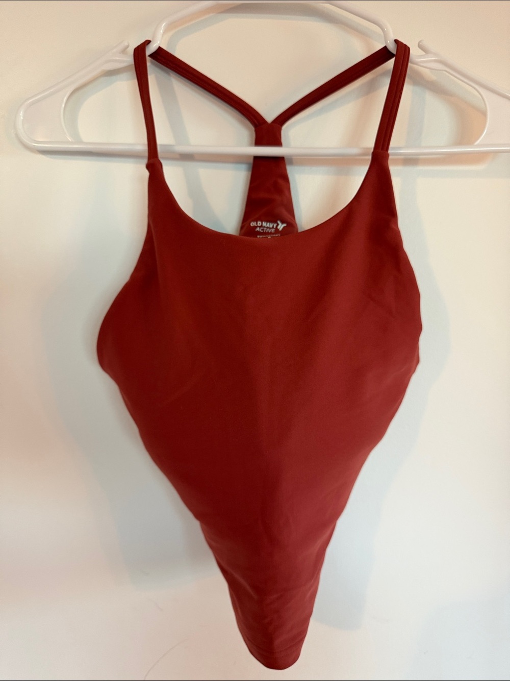 Old Navy Active Women's Deep Red Strappy One-Piece